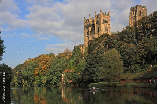 Reflections in the river Wear, Durham Cathedral Towers © Gail Johnson