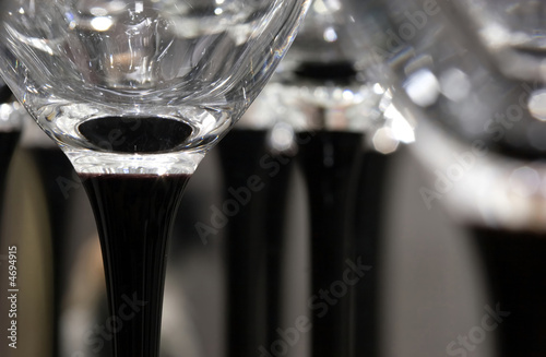 empty glasses