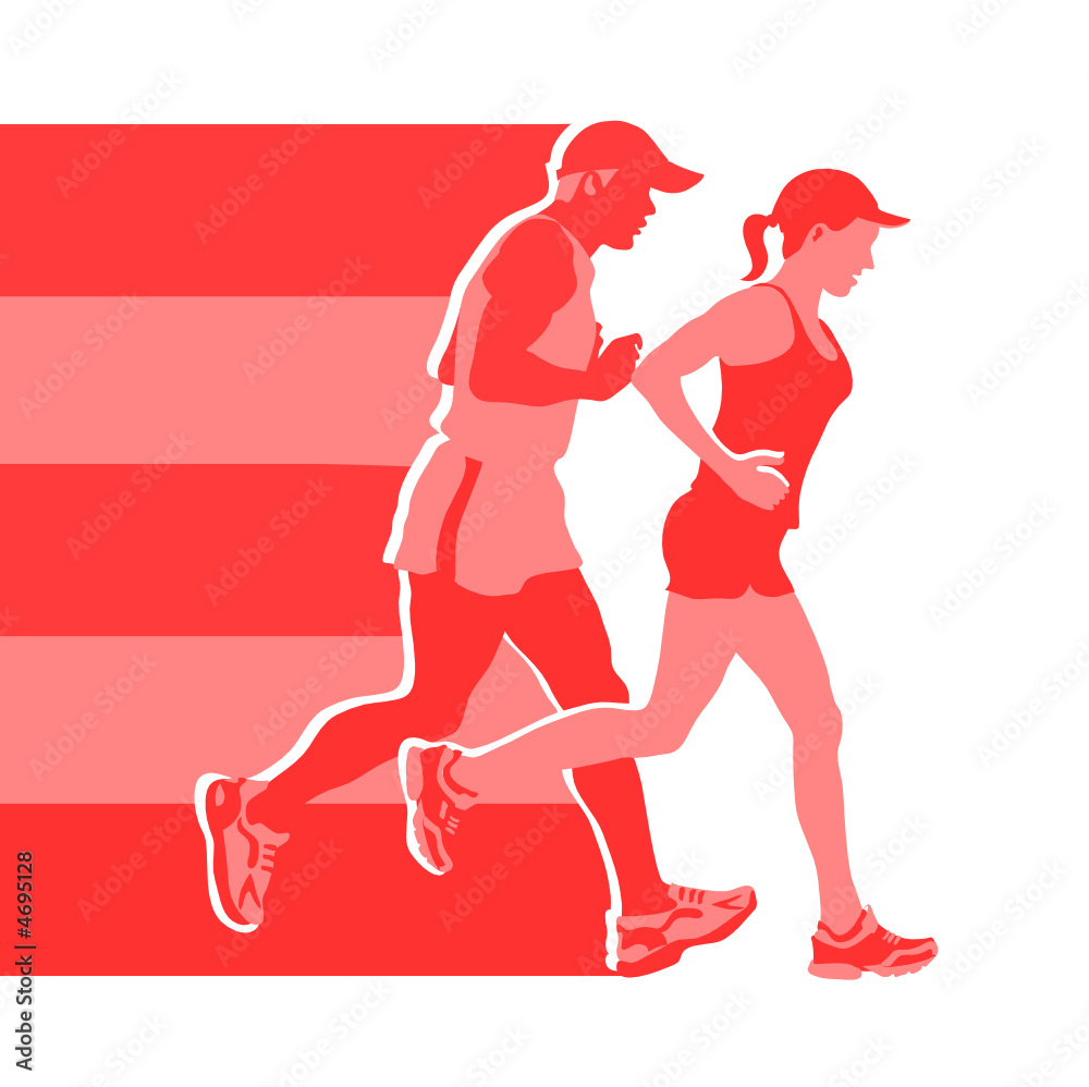 Obraz premium logo for jogging club