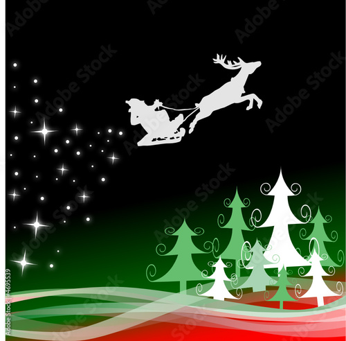 Traînée étoilée du Père Noël 