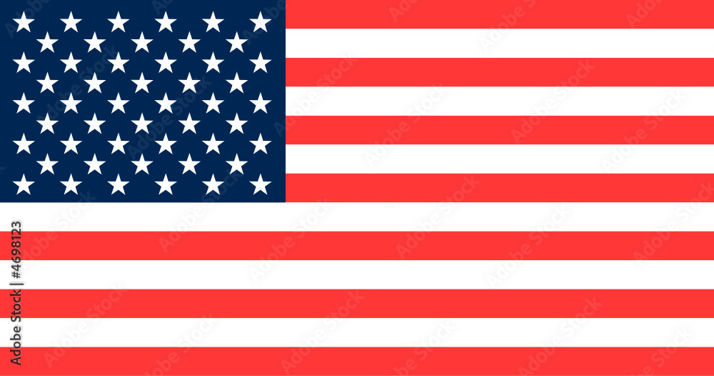 Fototapeta premium flag of the united states