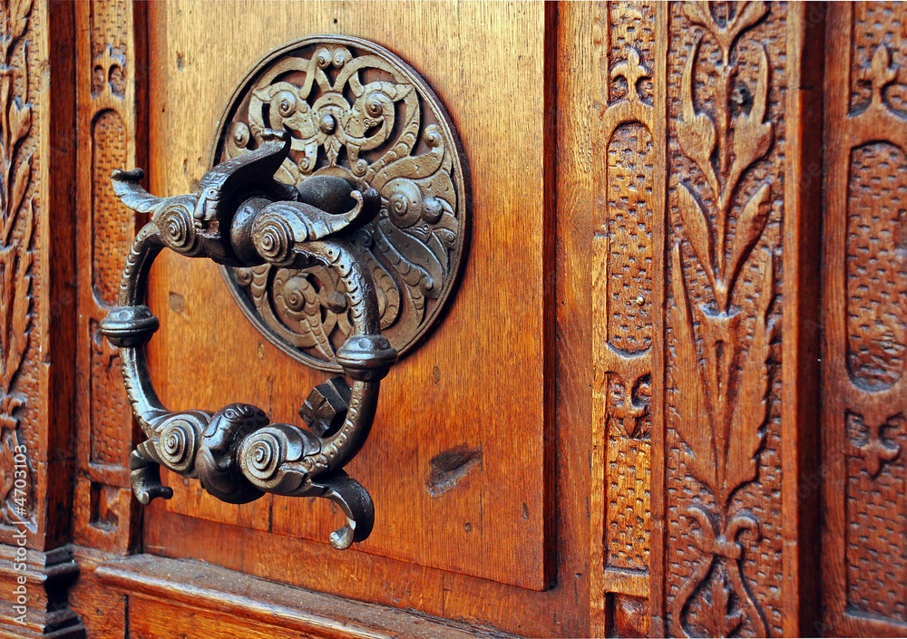 detail of Old DoorKnock detail of Old DoorKnock