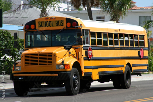 moving school bus