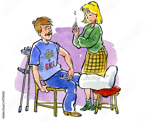 Aide à domicile : soins
