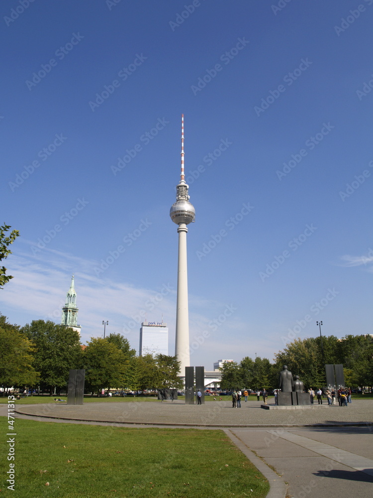 Obraz premium berliner fernsehturm