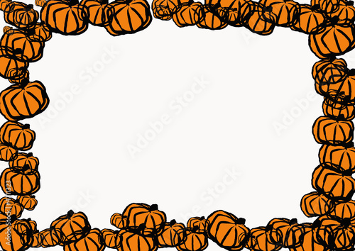 cadre halloween citrouille