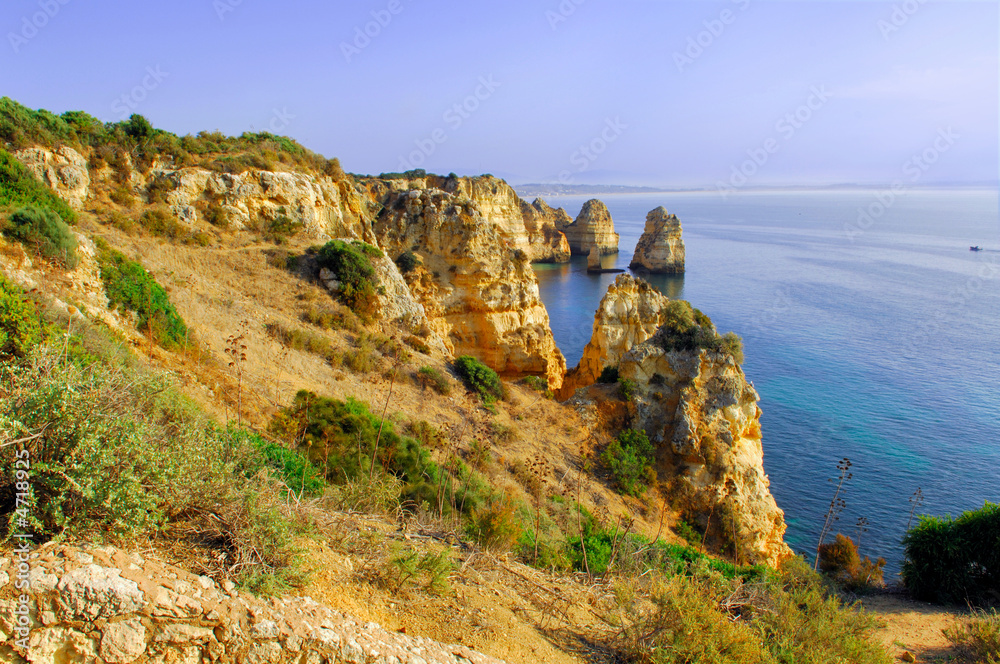 Portugal, Algarve, Lagos: coastline
