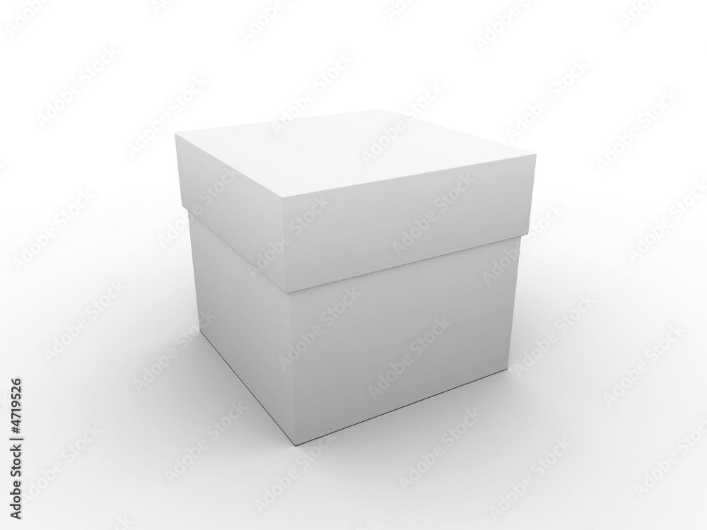 Blank gift box Blank gift box