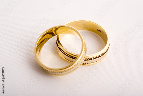 wedding rings close-up