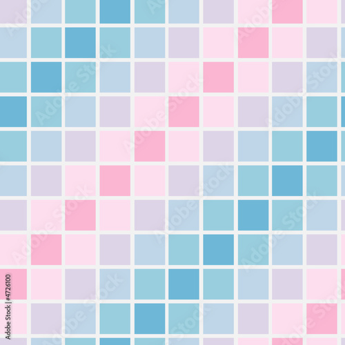 Seamless vector pattern with motley tiles