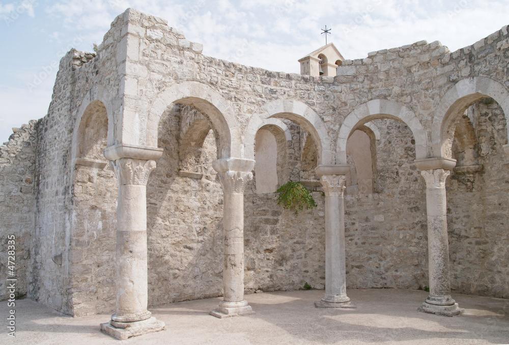 Croatia, Rab town, Basilica  of St. John the Evangelist