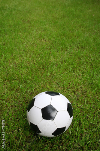 Soccer ball on a field © Aga & Miko Materne
