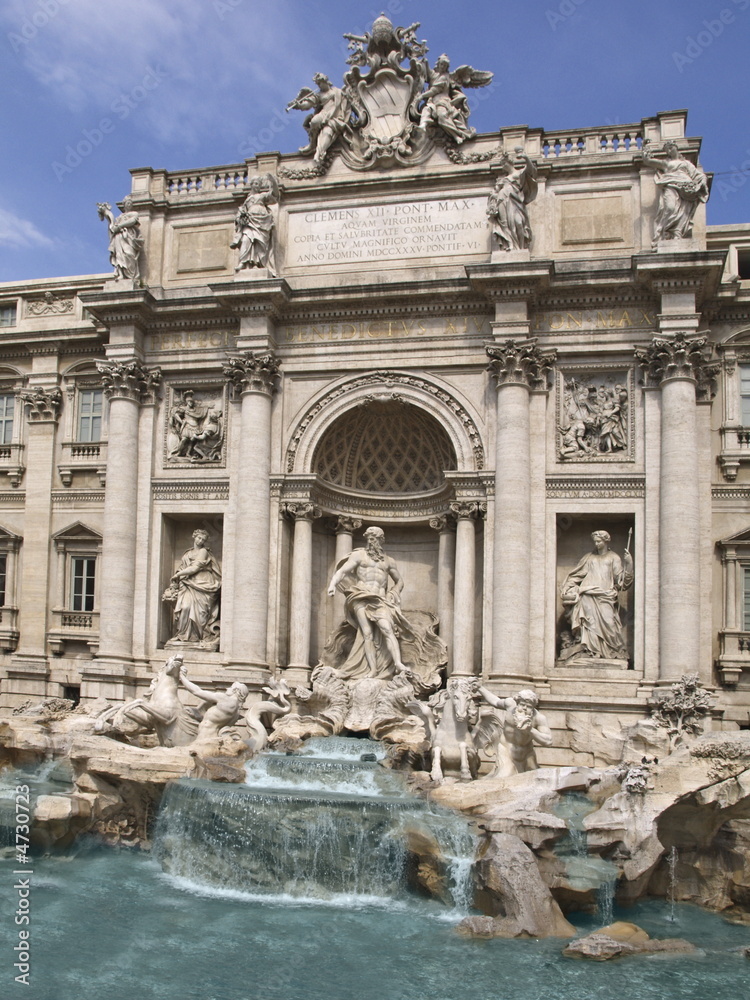 trevi brunnen in rom