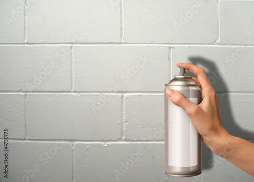 spray can wall