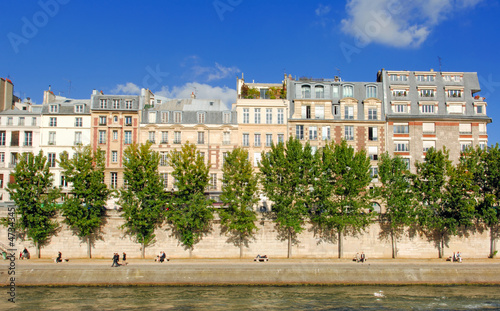 France, Paris: Seine River