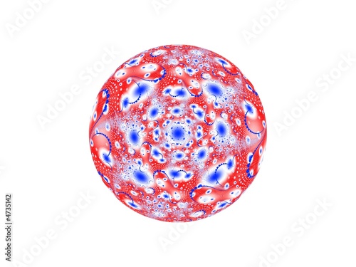 beautiful christmas decoration ball fractal