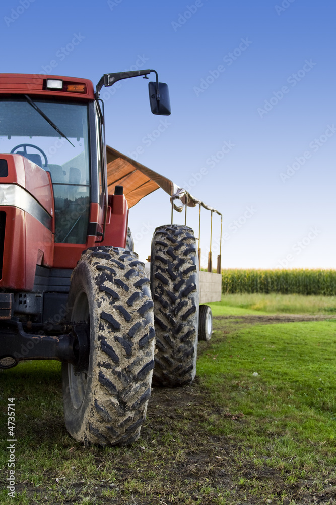 Fototapeta premium Farming truck