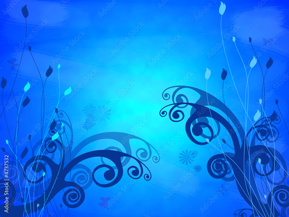 Naklejka premium blue spring