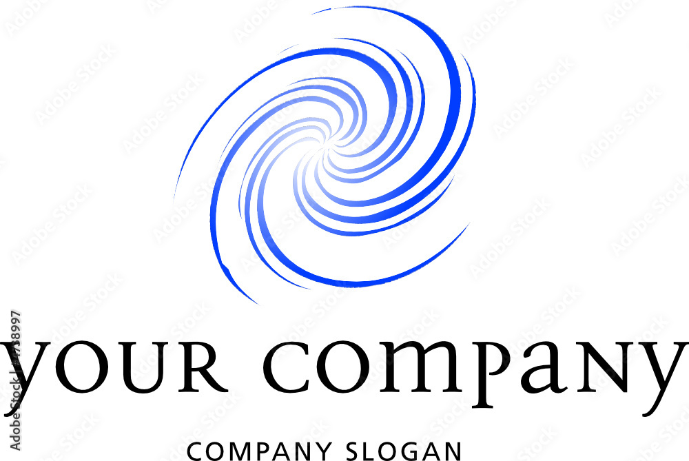 logo mit wirbel oder galaxy logo mit wirbel oder galaxy