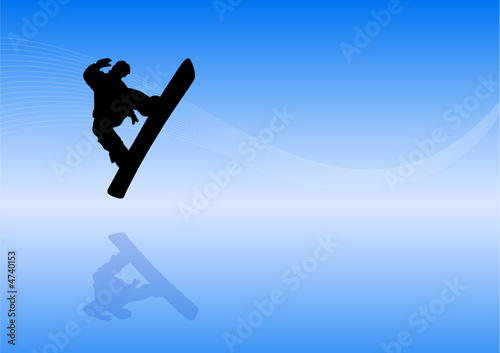 Background Snowboard Man