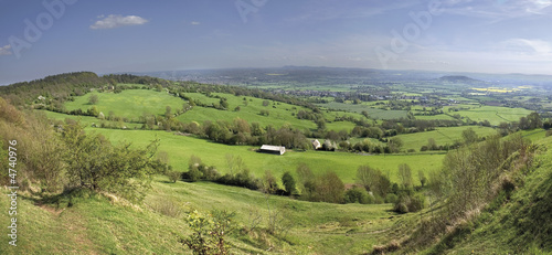 Views from Crickley Hill Country park near Gloucester and Chelte