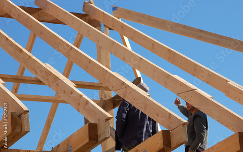 building the roof