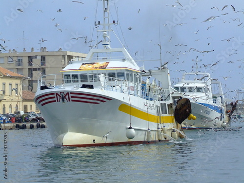 les bateaux de pêche. photo