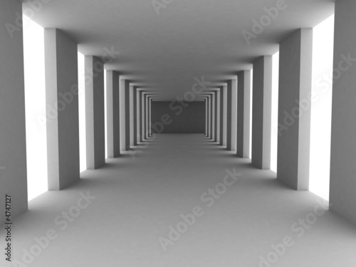 Fototapeta Naklejka Na Ścianę i Meble -  einfacher korridor