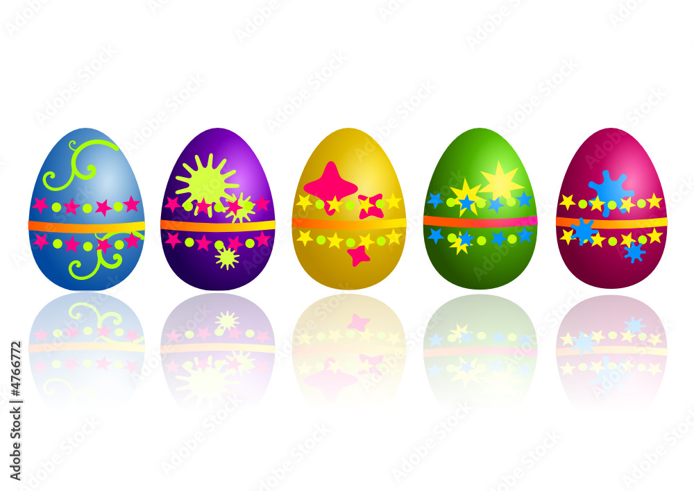Color easter eggs