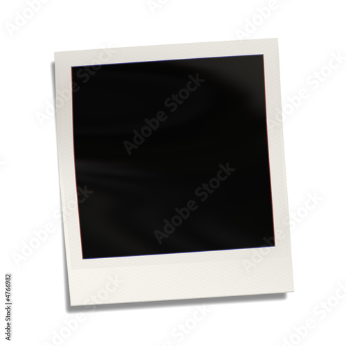 empty polaroid photograph