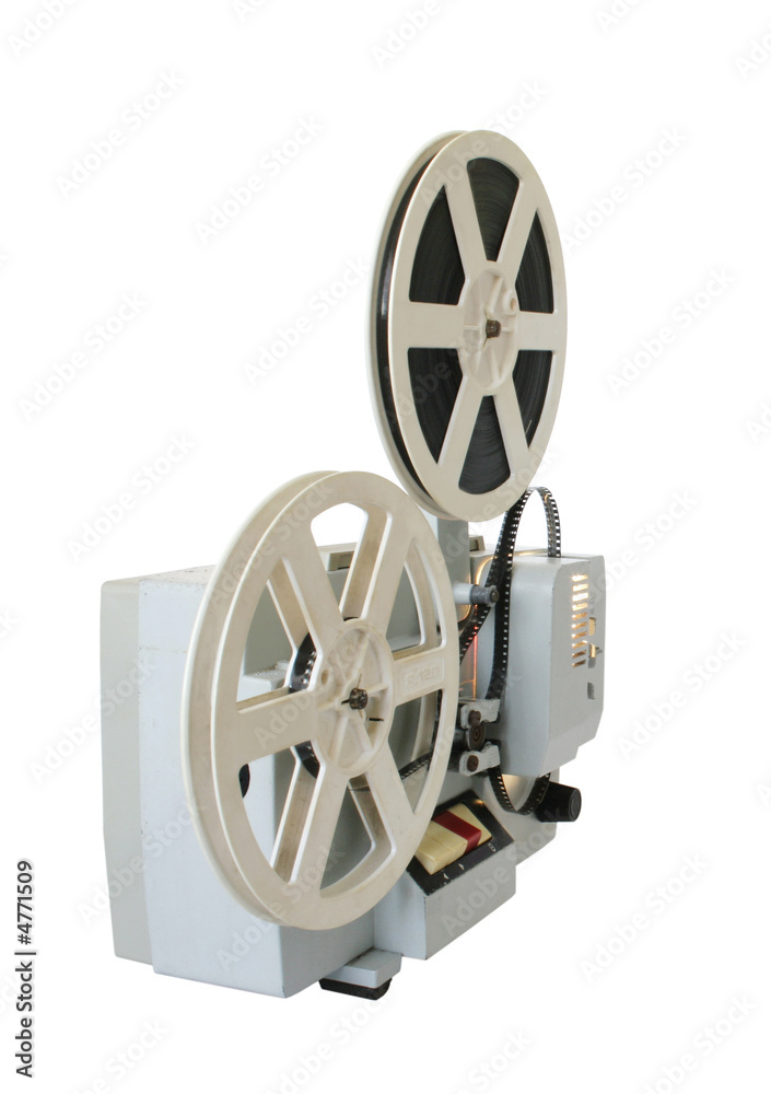 Naklejka premium Old soviet cinema projector