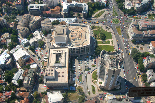 Bucharest, aerial view