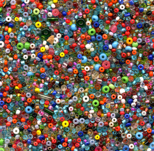 Colorful beads background