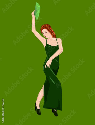  Flamenco dancer’s performance