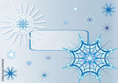 Snowflakes With A Note Space