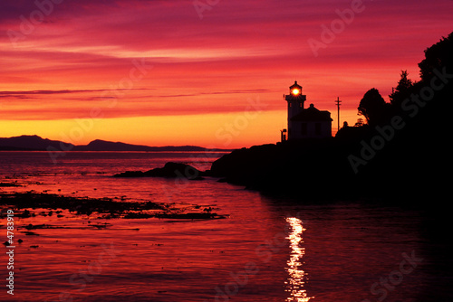 Lime Kiln Lighthouse 2 photo