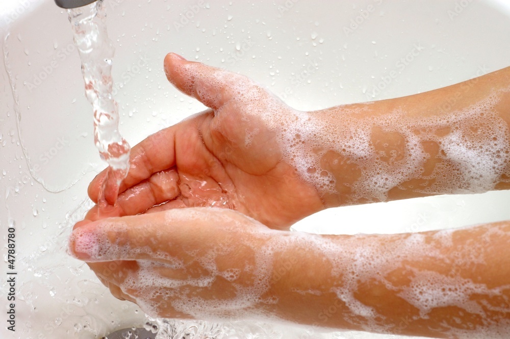 Child Washing Hands