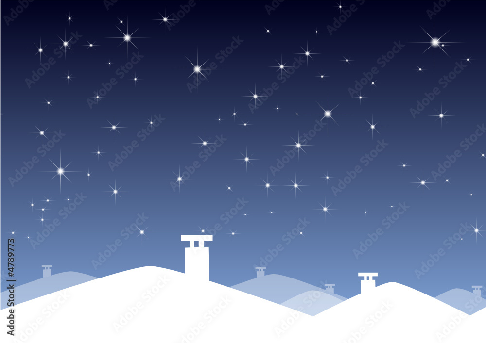 Fototapeta premium Christmas landscape