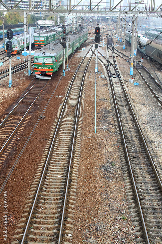 Fototapeta premium The railway station