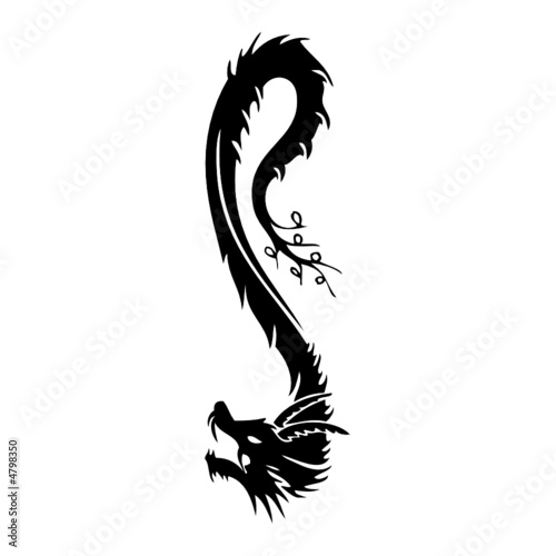 dragon vector tatoo