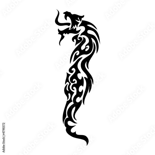 dragon vector tatoo