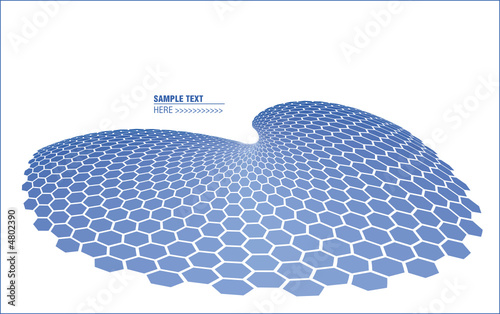 abstract cellular blue wave as template for design 