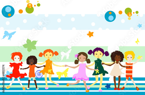 group of kids playing