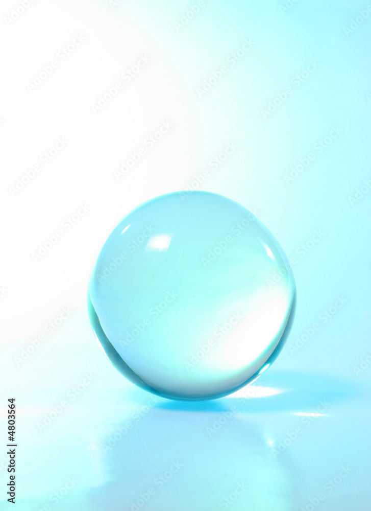 Crystal ball turquoise light Crystal ball turquoise light