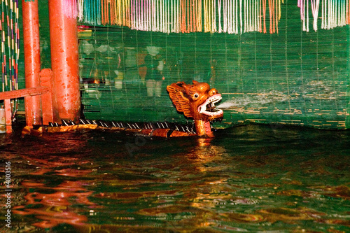 Spielfigur in einem vietnamesischen Wasserpuppentheater