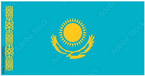kazakhstan flag photo