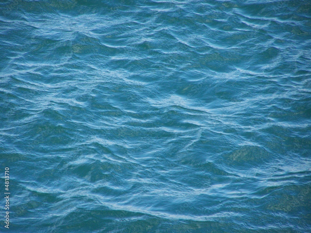 blue water