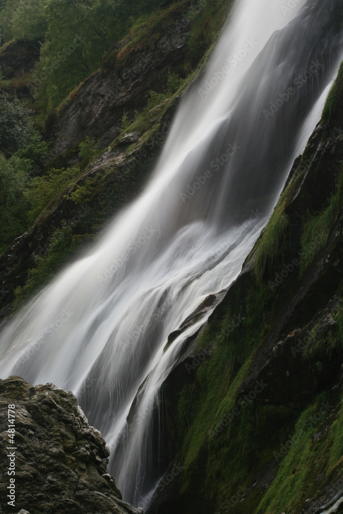 Powerscort waterfall in Wicklow mountains