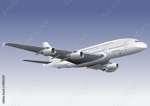 Double-deck airplane