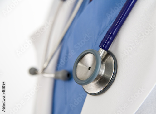 Wallpaper Mural Doctors stethoscope and blue scrubs Torontodigital.ca